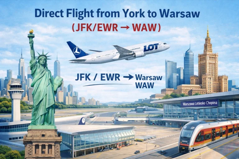 Direct Flight from New York to Warsaw