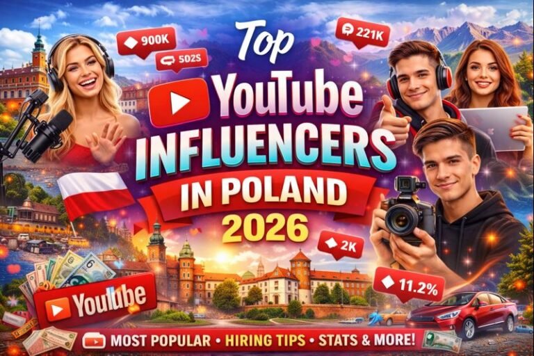 Find the top YouTube influencers in Poland (2026) with verified subscriber counts and engagement snapshots. Includes niche breakdowns, hiring checklist, content formats, pricing logic, and disclosure rules.