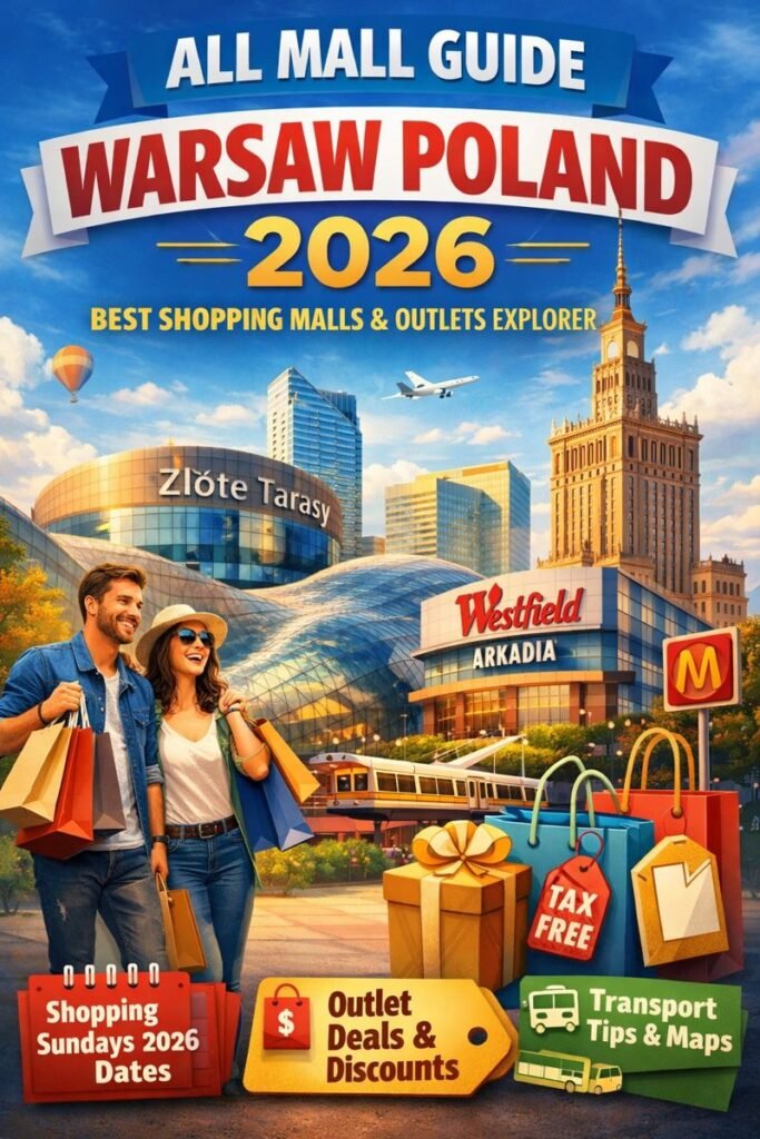 All Mall Guide Warsaw Poland 2026: the complete shopping map for visitors and locals