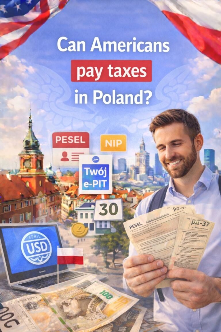Can Americans pay taxes in Poland?