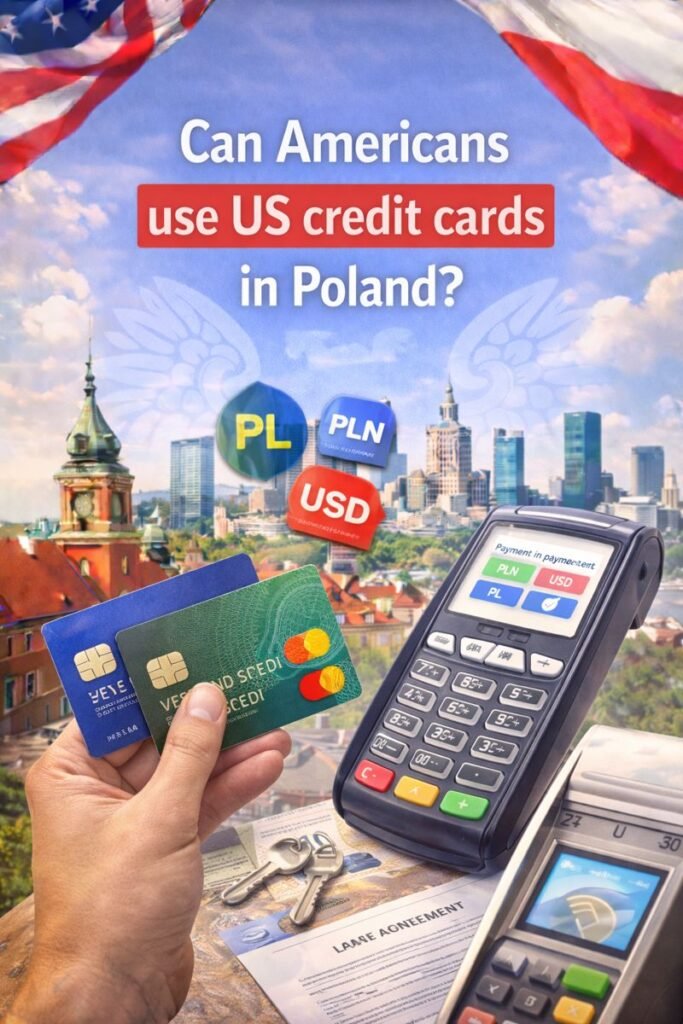 Can Americans use US credit cards in Poland?