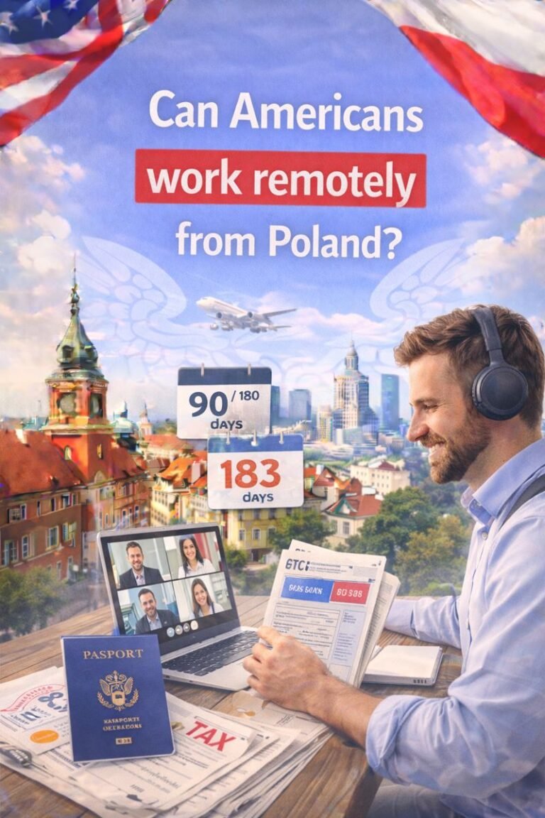 Can Americans work remotely from Poland?