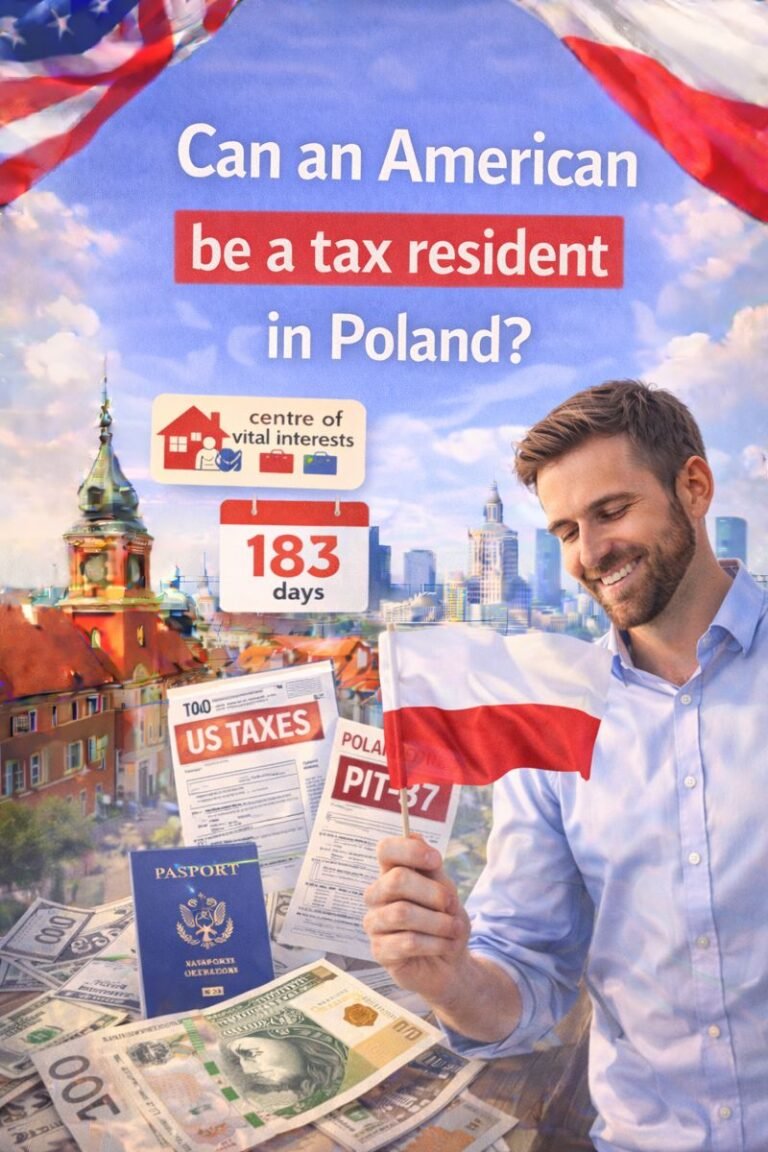 Can an American be a tax resident in Poland?