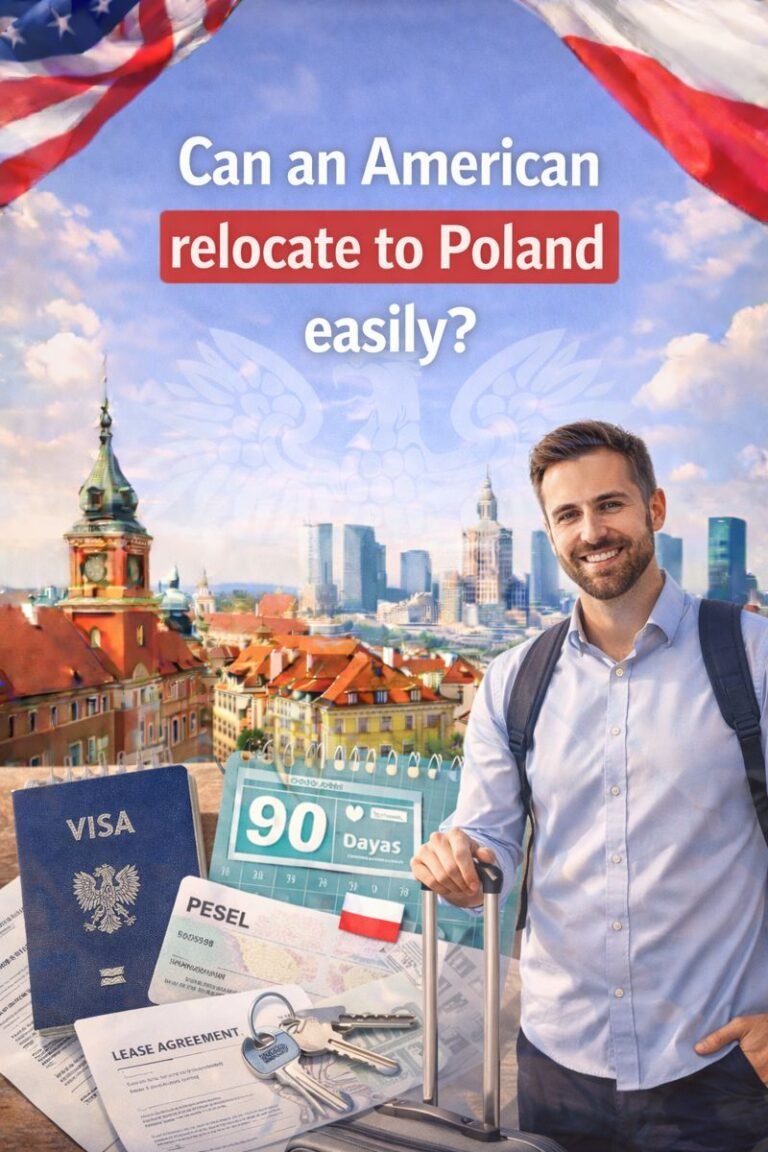 Can an American relocate to Poland easily?