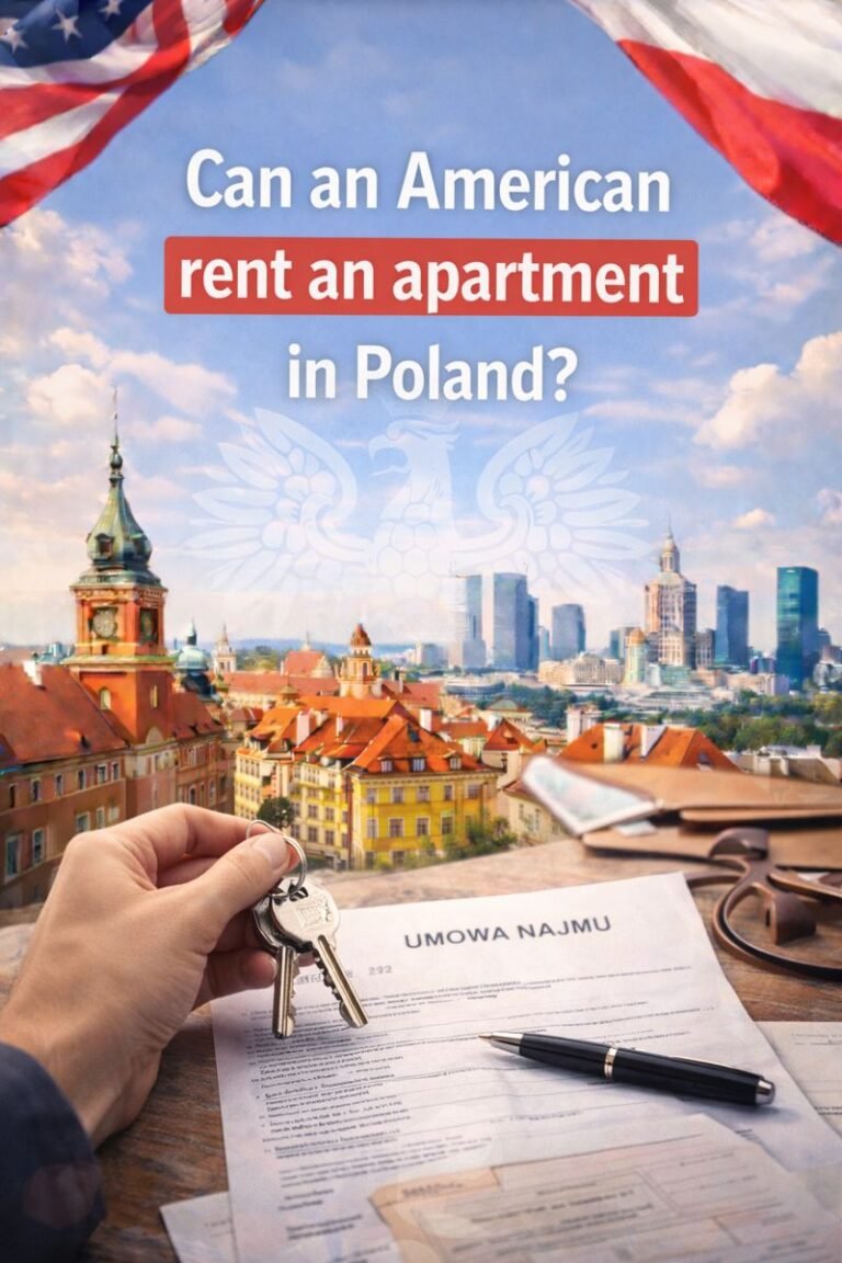 Can an American rent an apartment in Poland?