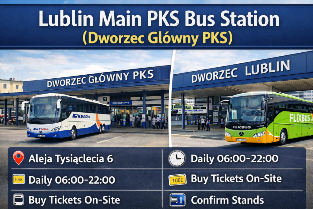 Lublin Main PKS Bus Station (Dworzec Główny PKS) — Address, Tickets, Stands & Transfers