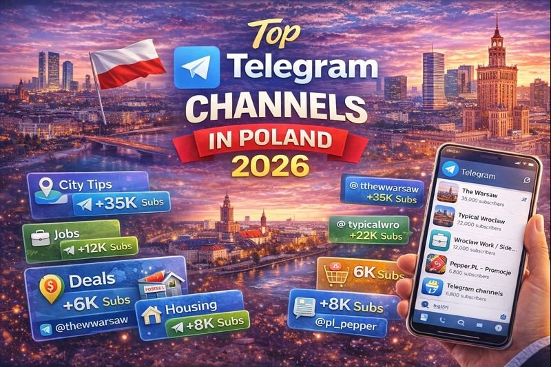 Top Telegram Channels in Poland (2026): Most Popular Polish Telegram Creators to Follow
