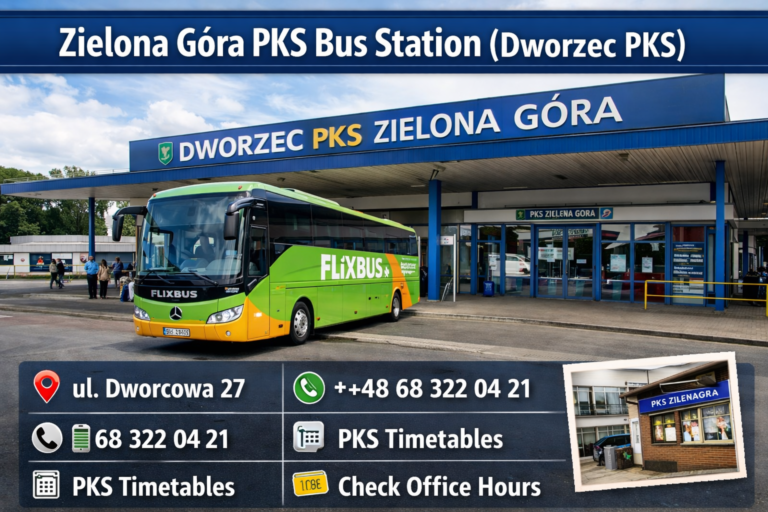 Zielona Góra PKS Bus Station (Dworzec PKS) — Address, Tickets, Platforms & Transfers
